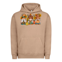 Pigment Burro fall gnomes pumpkin sunflowers Urban Hoodie - Artiststas