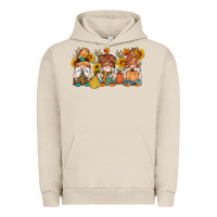 Pigment French Oak fall gnomes pumpkin sunflowers Urban Hoodie - Artiststas