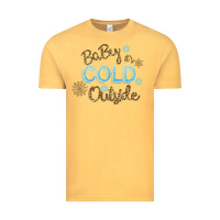 Vintage Mustard Baby It s Cold Outside Vintage Tee - Bettercallsaul