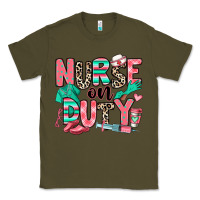 Army Green nurse on duty Classic Tee - RanaPortraitStore