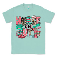 Seafoam nurse on duty Classic Tee - RanaPortraitStore