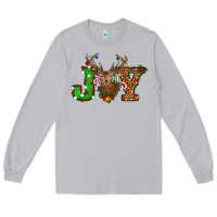 Moon Dust Christmas Joy Reindeer Long Sleeve Tee - RanaPortraitStore
