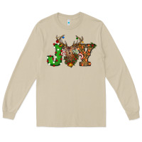 Mushroom Christmas Joy Reindeer Long Sleeve Tee - RanaPortraitStore
