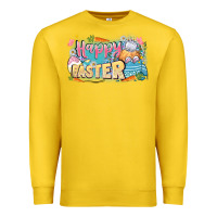 Lemon Happy Easter Premium Sweatshirt - LillyAllenDesigns