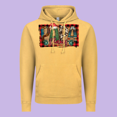 Papa Claus Beard Papa Claus Christmas Vintage Hoodie Designed By Bettercallsaul