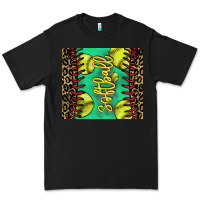 Black softball leopard Premium Tee - NancyCooperArtShop