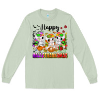 Matcha happy hallothanksmas unicorns Long Sleeve Tee - texasbilliewilder