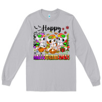 Moon Dust happy hallothanksmas unicorns Long Sleeve Tee - texasbilliewilder