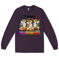 Plum happy hallothanksmas unicorns Long Sleeve Tee - texasbilliewilder