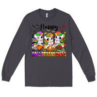 Smoke happy hallothanksmas unicorns Long Sleeve Tee - texasbilliewilder