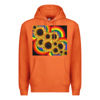 Carrot Pride sunflower tumbler Premium Hoodie - FaDigitalArtStudio