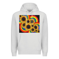 Dove Grey Pride sunflower tumbler Premium Hoodie - FaDigitalArtStudio