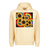 Pina Colada Pride sunflower tumbler Premium Hoodie - FaDigitalArtStudio