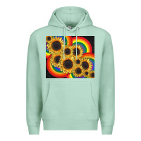 Seafoam Pride sunflower tumbler Premium Hoodie - FaDigitalArtStudio