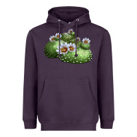 Plum Blossfeldia Cactus Heavyweight Hoodie - LillyAllenDesigns