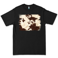 Black brown cowhide background Premium Tee - NancyCooperArtShop