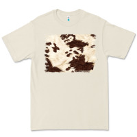 Bone brown cowhide background Premium Tee - NancyCooperArtShop