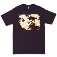 Plum brown cowhide background Premium Tee - NancyCooperArtShop