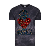 Cloud Black Peace Love America Vintage Tee - Bettercallsaul