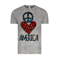 Cloud Rock Peace Love America Vintage Tee - Bettercallsaul