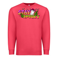 Cardinal Stay Spooky Premium Sweatshirt - CowhideDigitalArt