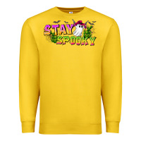 Lemon Stay Spooky Premium Sweatshirt - CowhideDigitalArt