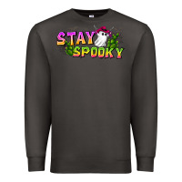 Smoke Stay Spooky Premium Sweatshirt - CowhideDigitalArt