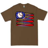 Cacao leopard baseball flag3 Premium Tee - JahusDesignShop