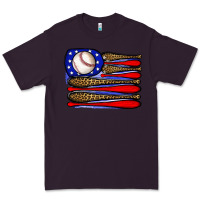 Plum leopard baseball flag3 Premium Tee - JahusDesignShop