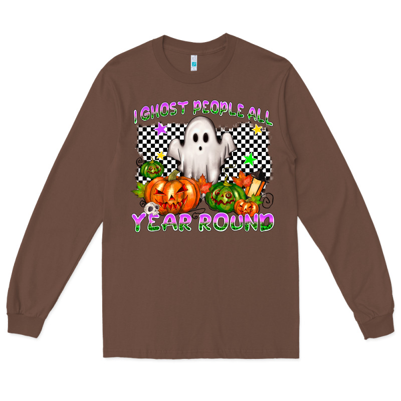 I Ghost People All Year Round Long Sleeve Tee by NancyCooperArtShop | Teevron