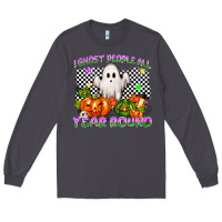Smoke I ghost people all year round Long Sleeve Tee - NancyCooperArtShop
