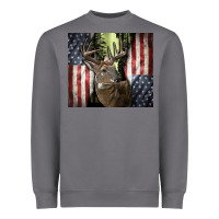 Storm usa deer hunting woods Heavyweight Sweatshirt - CowGirlArtShop