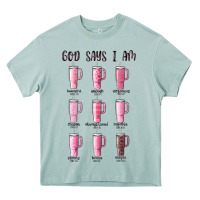 Arona god says i am bible verse stanley Heavy Core Tee - MaliasSmallBusiness