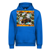 Cobalt monster truck dinosaur t rex tumbler Urban Hoodie - Artiststas
