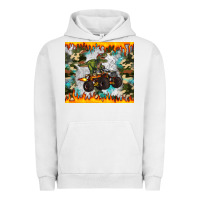 Pigment Lunar Rock monster truck dinosaur t rex tumbler Urban Hoodie - Artiststas