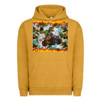 Pigment Peanut Butter monster truck dinosaur t rex tumbler Urban Hoodie - Artiststas