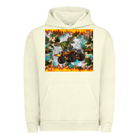 Monster Truck Dinosaur T Rex Tumbler Urban Hoodie | Teevron
