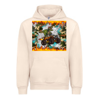 Sandshell monster truck dinosaur t rex tumbler Urban Hoodie - Artiststas