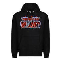 Black American Mama Mother's Day Premium Hoodie - FaDigitalArtStudio