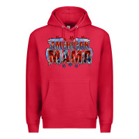 Cardinal American Mama Mother's Day Premium Hoodie - FaDigitalArtStudio