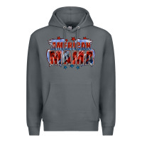 Rock American Mama Mother's Day Premium Hoodie - FaDigitalArtStudio