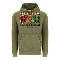 Vintage Olive merry christmas paws Vintage Hoodie - Bettercallsaul