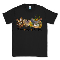 Black peace love chicken Classic Tee - LillyAllenDesigns
