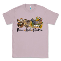 Lilac peace love chicken Classic Tee - LillyAllenDesigns