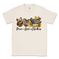 Natural peace love chicken Classic Tee - LillyAllenDesigns