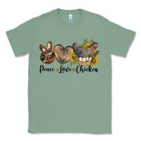 Sage peace love chicken Classic Tee - LillyAllenDesigns