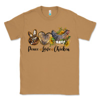 Toasted Coconut peace love chicken Classic Tee - LillyAllenDesigns