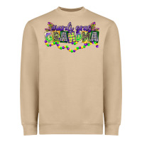 Mushroom mardi gras grandma Heavyweight Sweatshirt - CowGirlArtShop