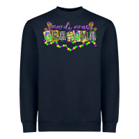 Navy mardi gras grandma Heavyweight Sweatshirt - CowGirlArtShop
