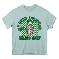Arona dead inside but feeling lucky Heavy Core Tee - MaliasSmallBusiness